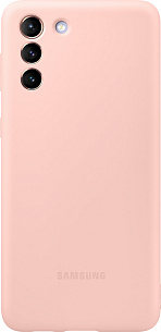 Чехол-накладка Silicone Cover для Samsung S21+ (розовый)